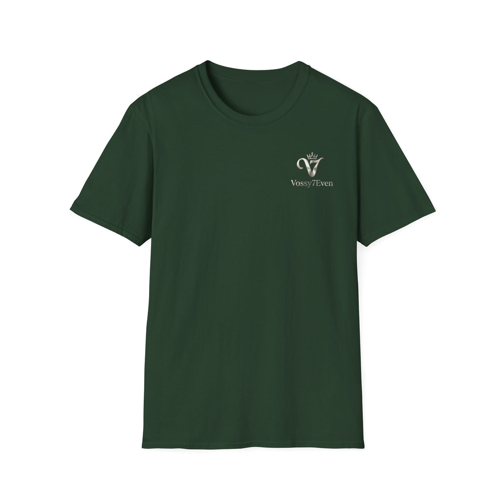 Vossy7Even Crown Monogram T-Shirt | Small Chest Logo