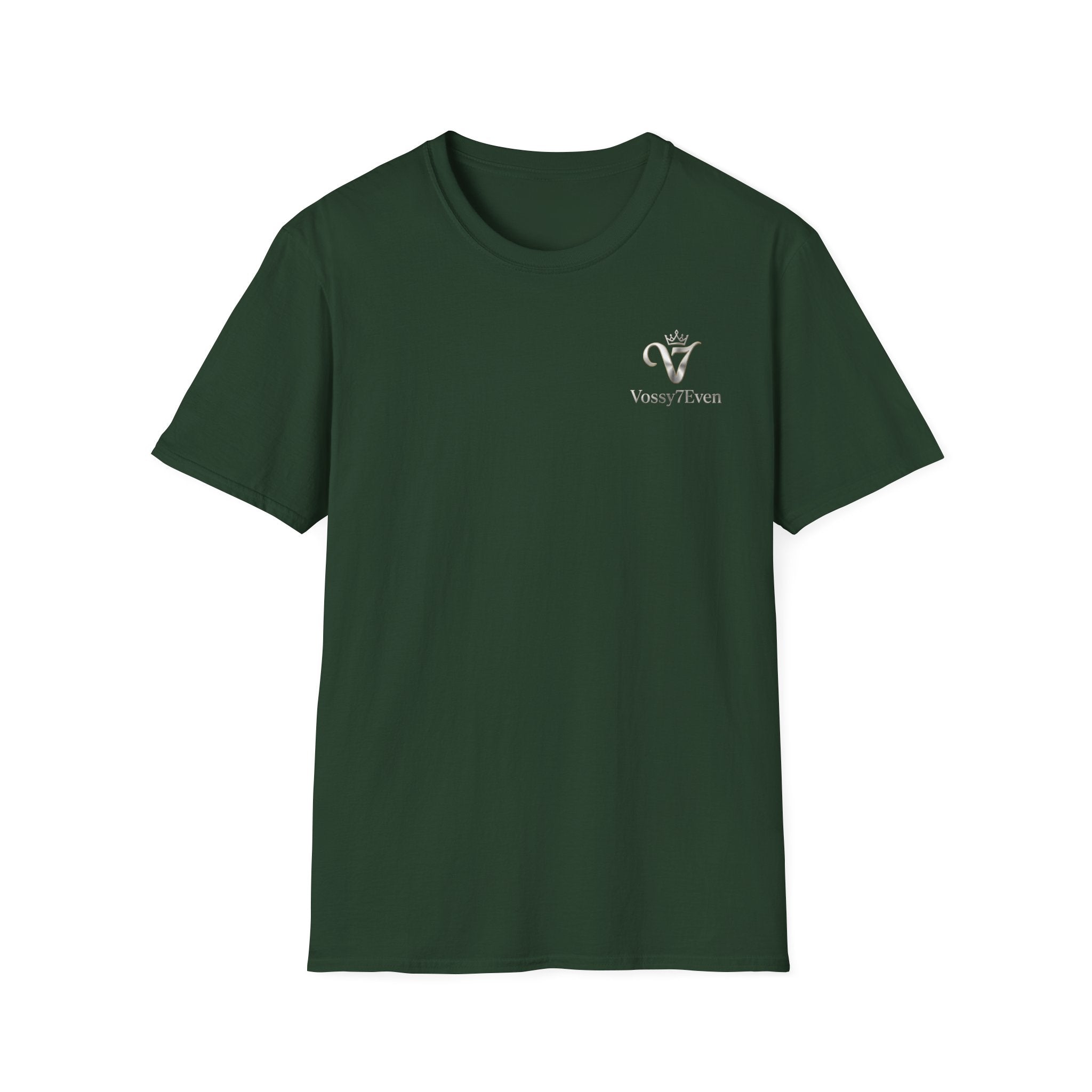 Vossy7Even Crown Monogram T-Shirt | Small Chest Logo