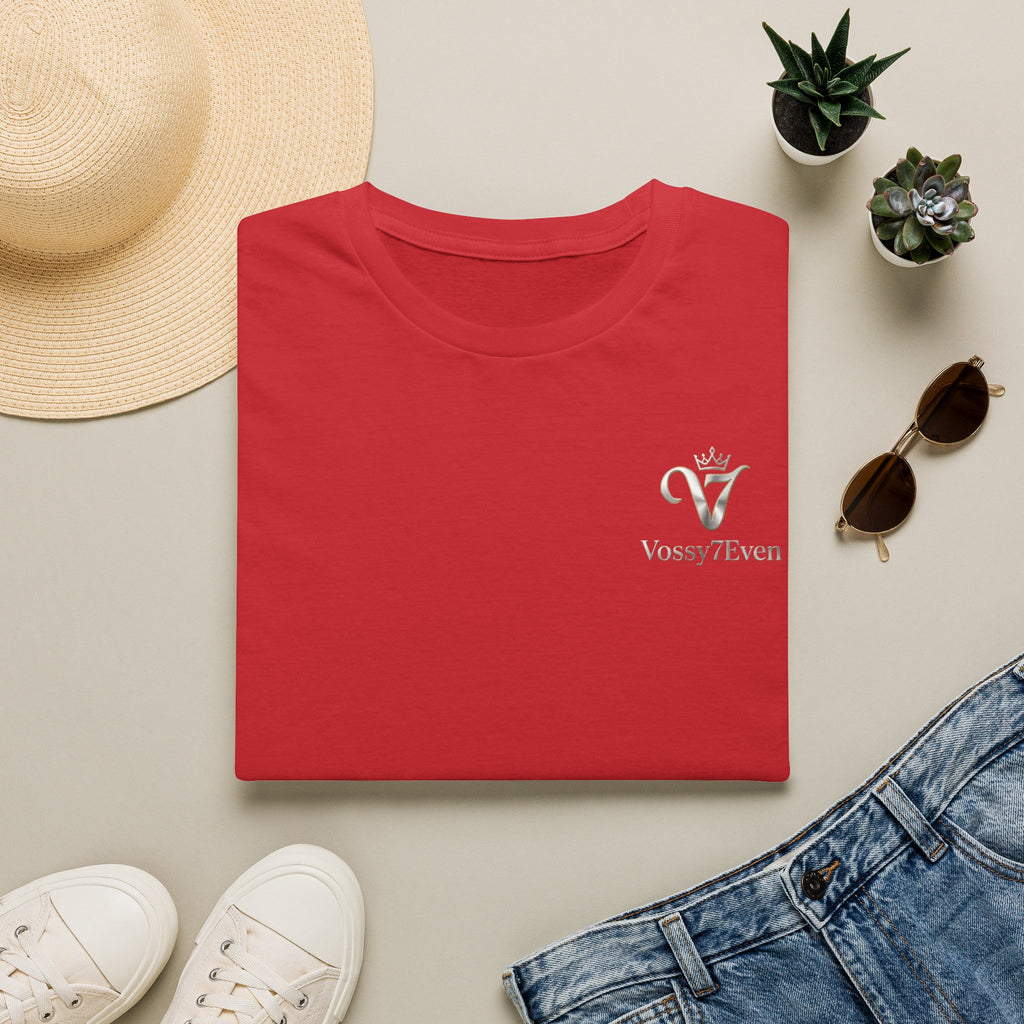Vossy7Even Crown Monogram T-Shirt | Small Chest Logo