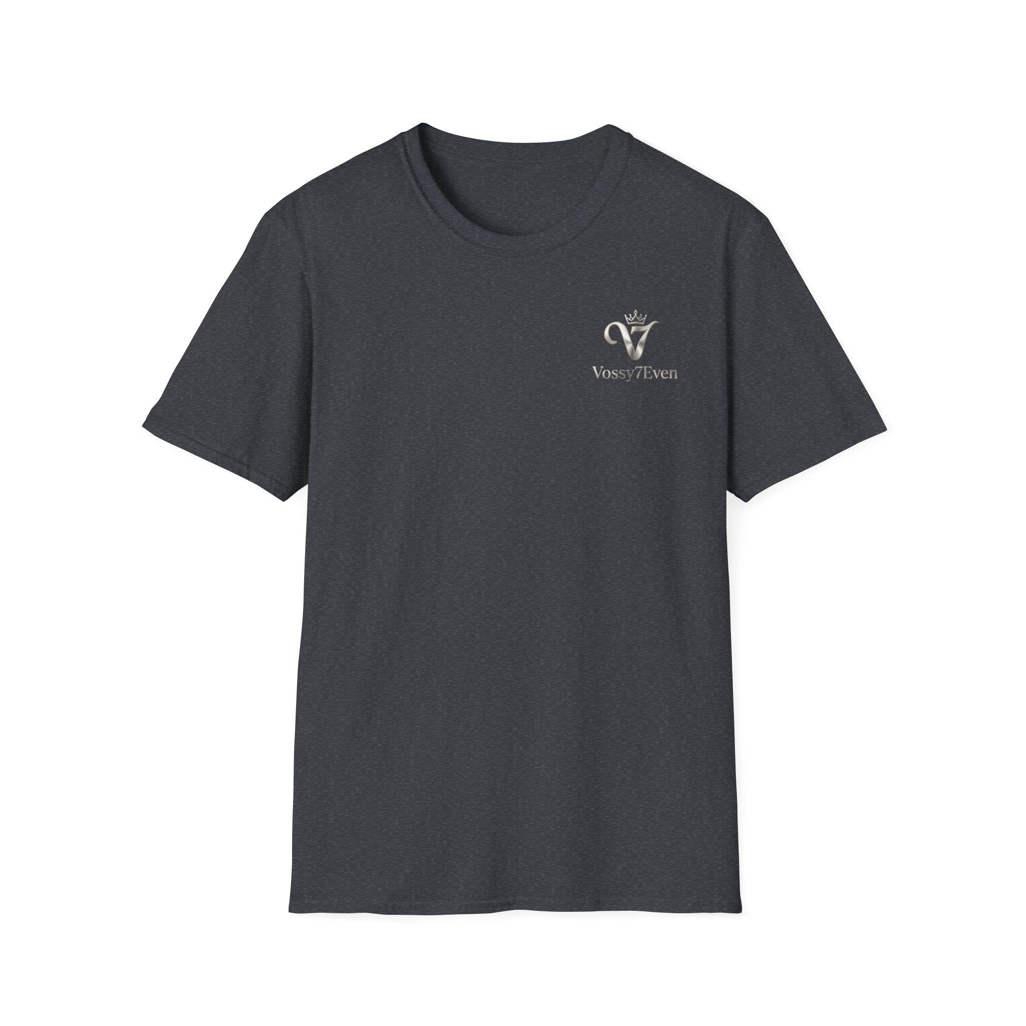 Vossy7Even Crown Monogram T-Shirt | Small Chest Logo