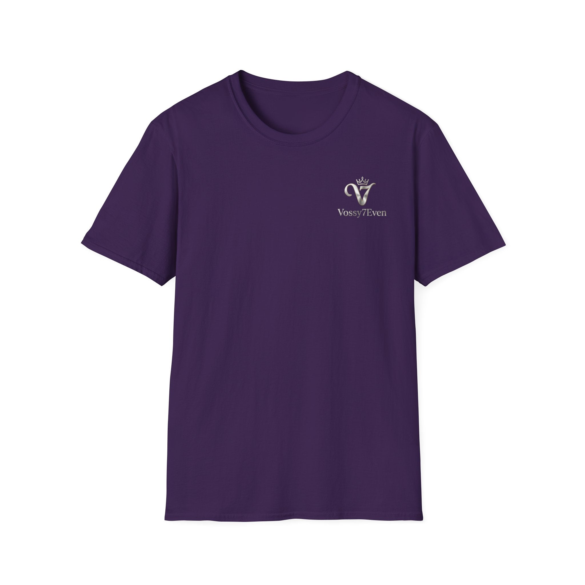 Vossy7Even Crown Monogram T-Shirt | Small Chest Logo