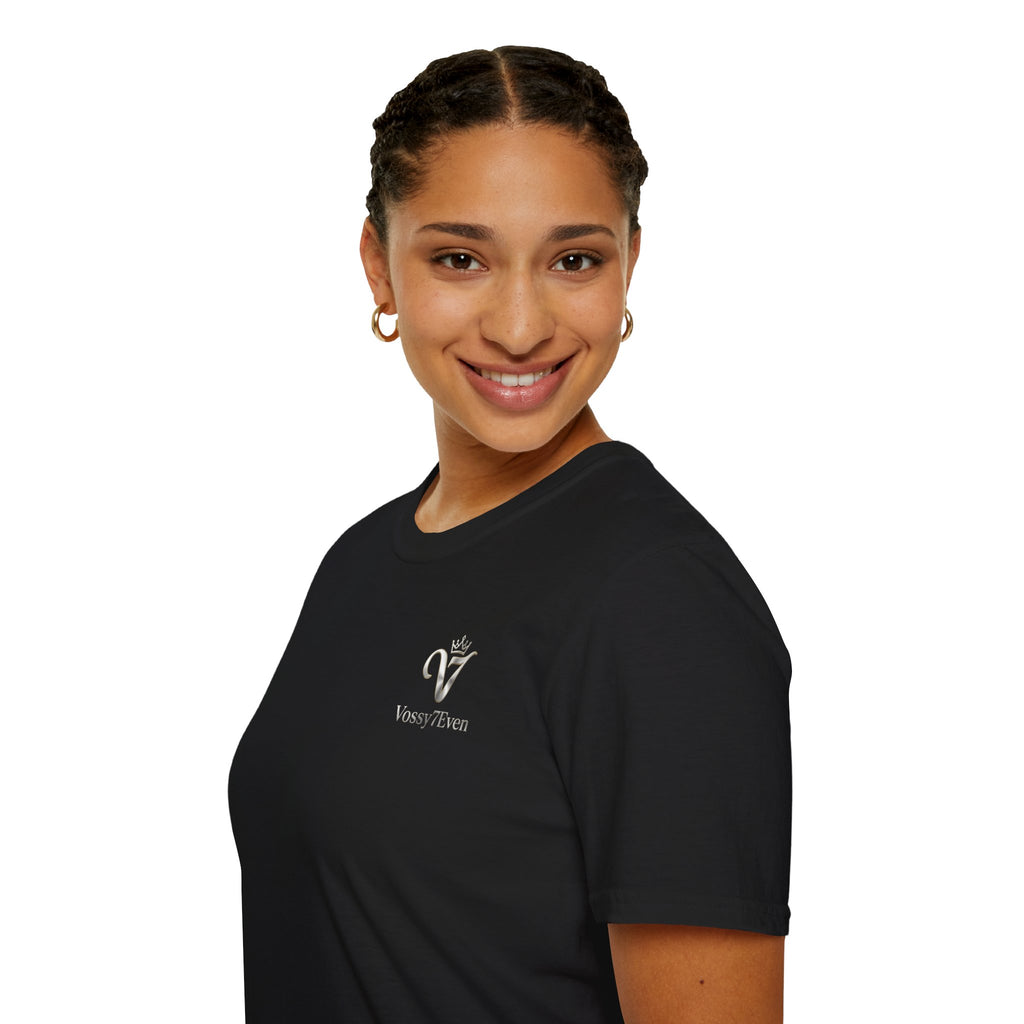 Vossy7Even Crown Monogram T-Shirt | Small Chest Logo