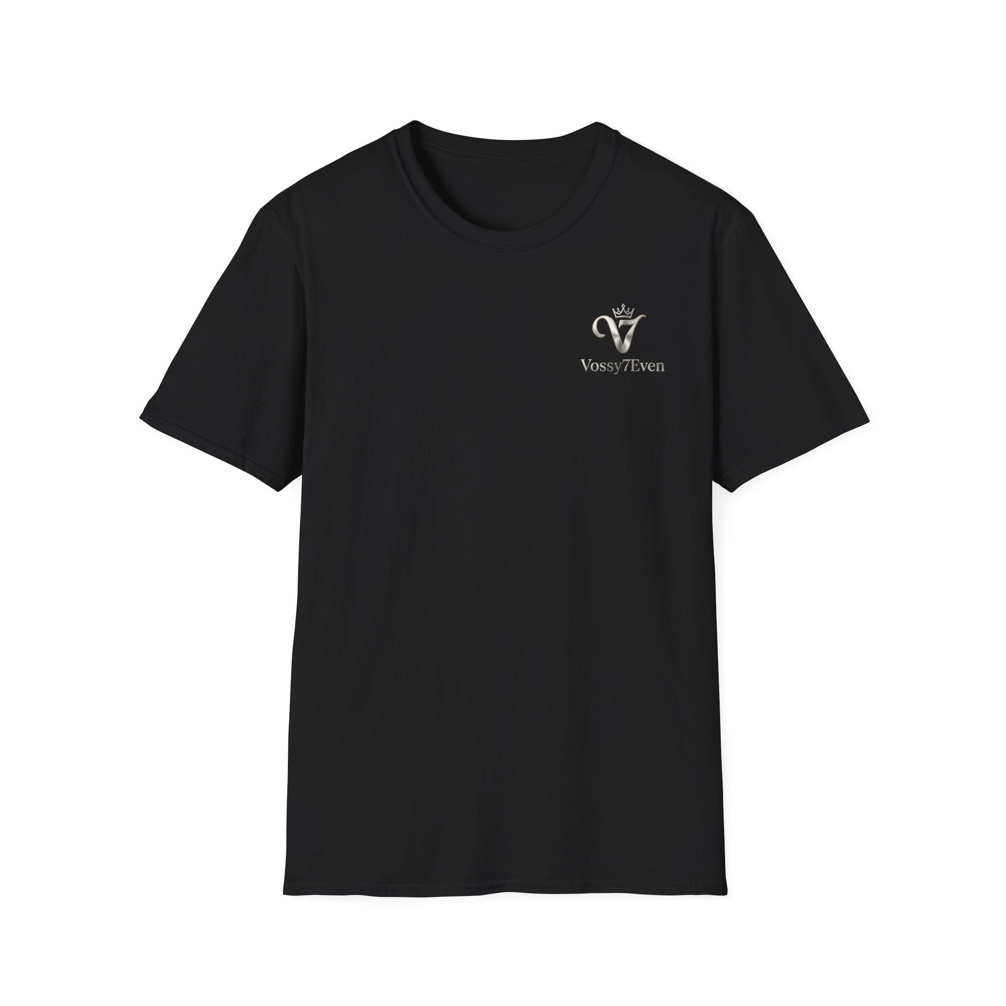 Vossy7Even Crown Monogram T-Shirt | Small Chest Logo