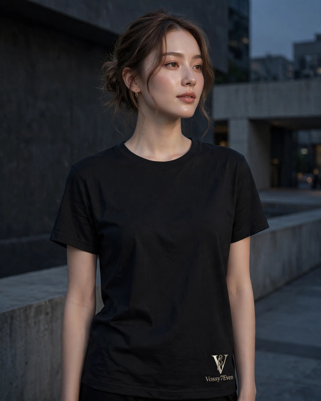 Vossy7Even | "Divinity Collection" Low-Placement Minimalist Tee