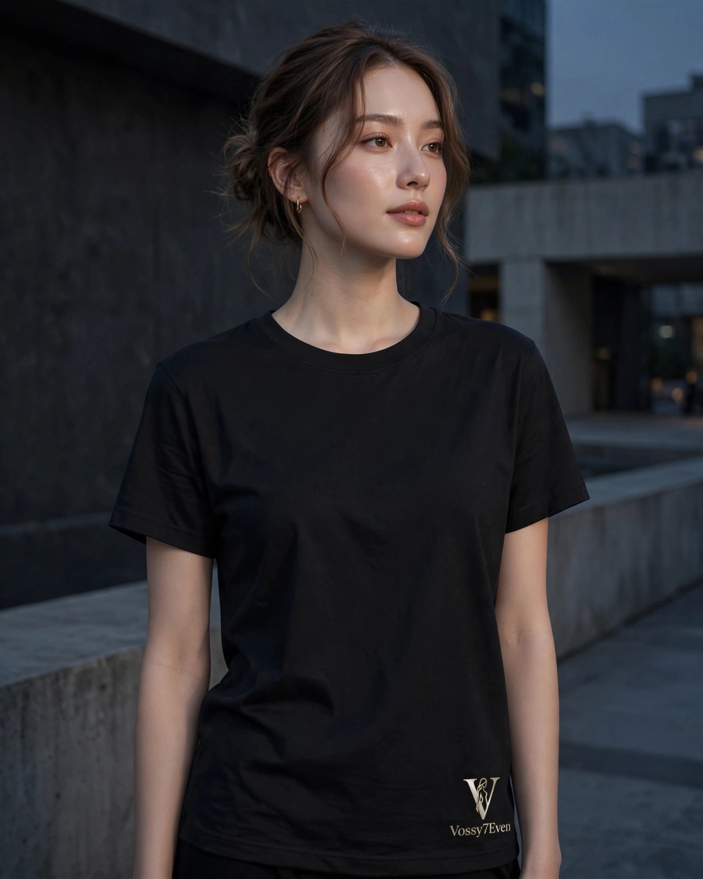 Vossy7Even | "Divinity Collection" Low-Placement Minimalist Tee